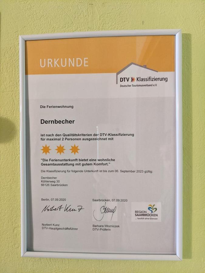 Ferienwohnung Dernbecher Saarbrücken Eksteriør billede
